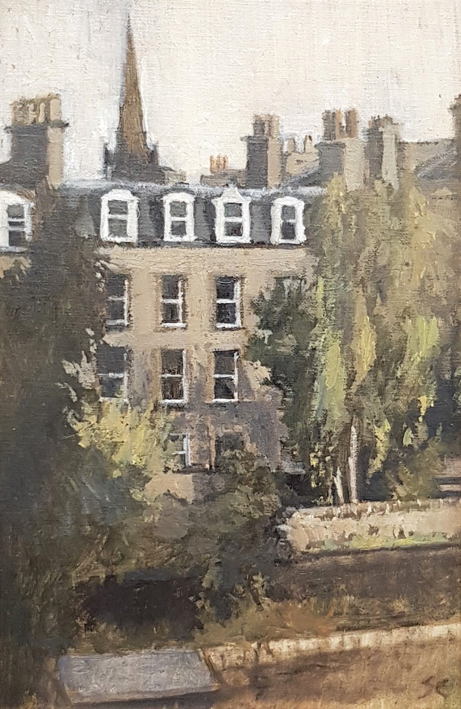 'Edinburgh Gardens' by artist Samuel Clarke
